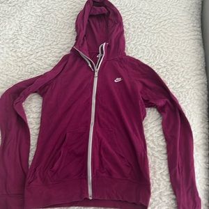 Women Nike zip up hoodie